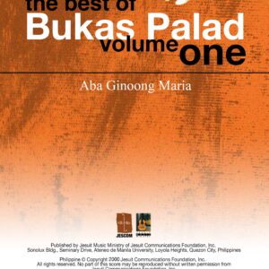 Aba Ginoong Maria — Music Sheet